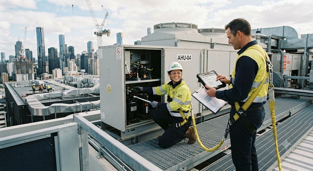 safe working at height for aircon technicians