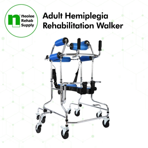 Adult Hemiplegia Rehabilitation Walker (Steel)