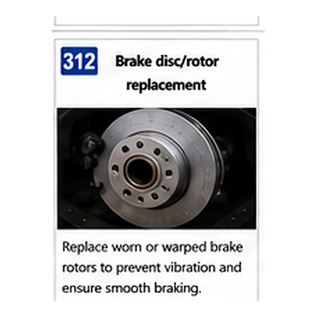 Brake Disc Rotor Replacement