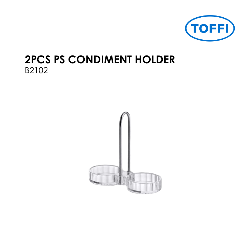 TOFFI B2100 2PCS PS CONDIMENT HOLDER B2102