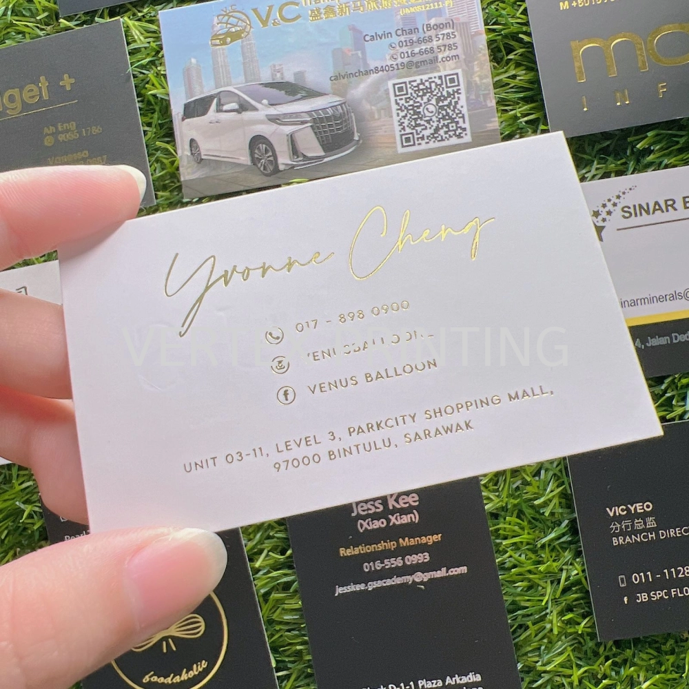 Hot Stamping Business Card