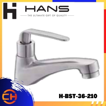 HANS STAINLESS STEEL SUS304 Basin Tap H-BST-36-210