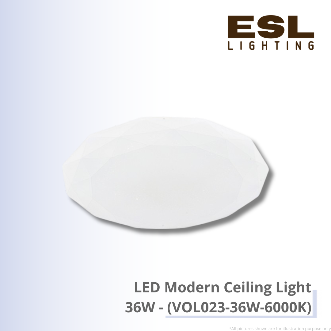 LED Modern Ceiling Light 36W - VOL023-36W-6000K