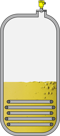 Level measurement in a thickener