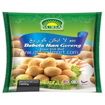 Suria Fried Fish Ball (1kg) frozenSURIA Frozen Steamboat  Selangor, Malaysia, Kuala Lumpur (KL), Seri Kembangan Supplier, Wholesaler, Supply, Supplies | GS FOOD MART PLT