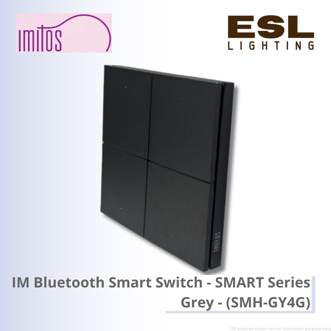 IMITOS IM Bluetooth Smart Switch (SMART Series) Grey - SMH-GY4G
