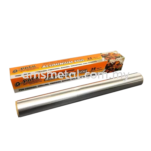 AMS Aluminium Foil Roll 25 SQFT/ Baking Foil / Wrapping Foil / BBQ Foil [1st Grade}