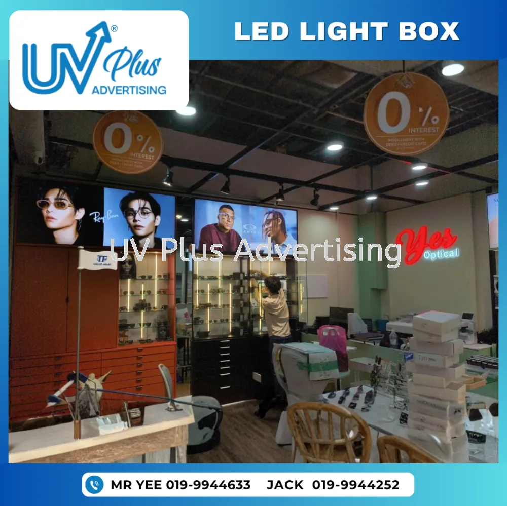 LED Light Box | YES OPTICAL (BATU CAVES) | Selangor, Malaysia Damansara ...