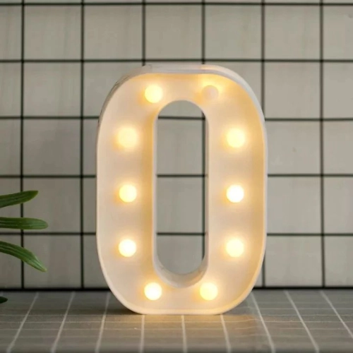 8.5inch Alphabet LED Light - O (AC-LED8O)