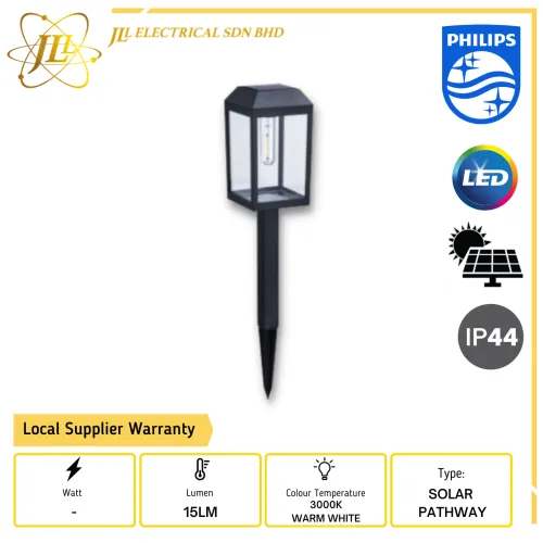 PHILIPS BGS015 LED/730 T5 2V/0.48W 15LM 3000K IP44 OUTDOOR SOLAR PATHWAY