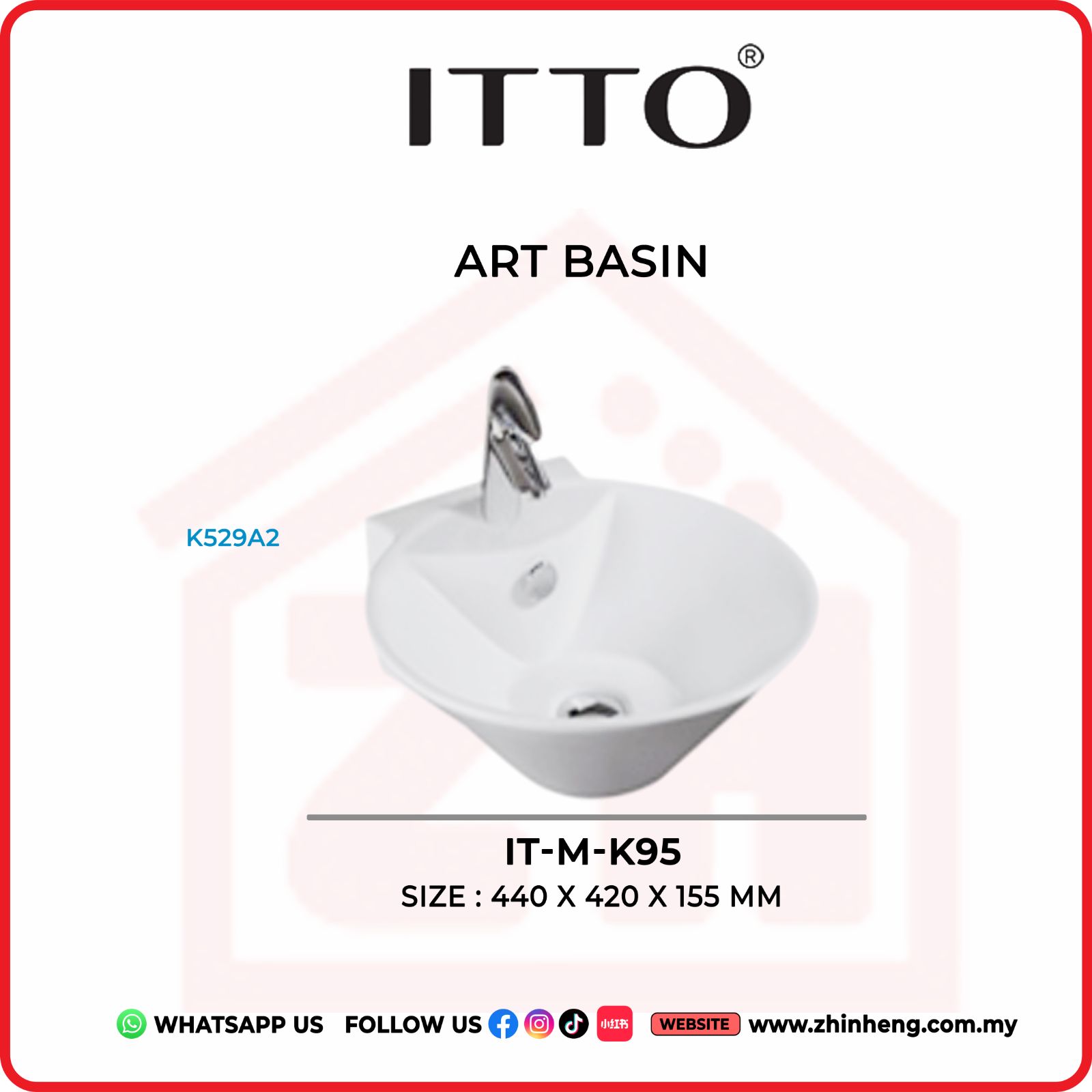 ITTO ART BASIN  IT-M-K95