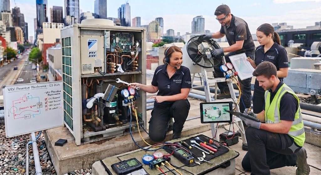 VRV air conditioning troubleshooting