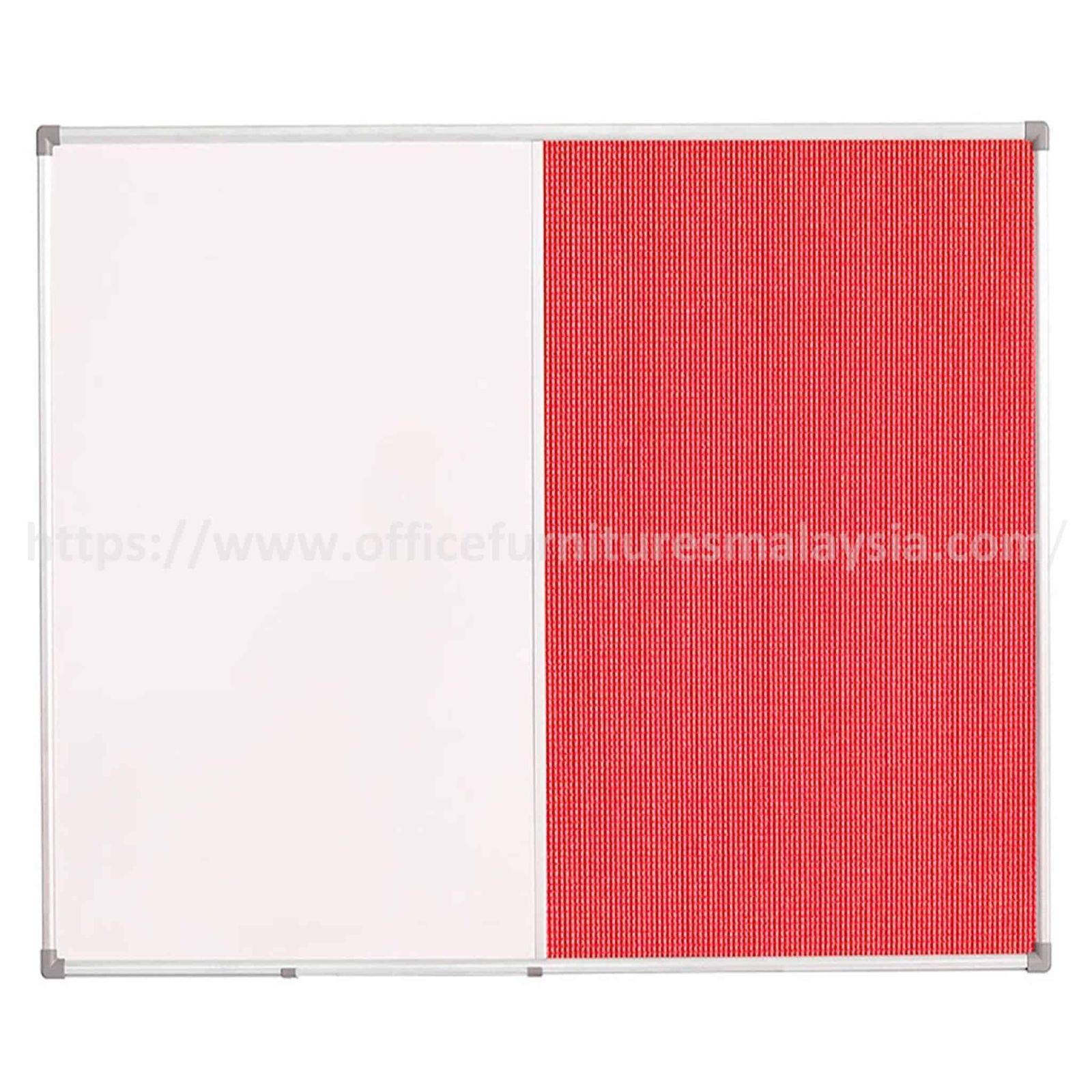 1.5ft x 2 ft Aluminium Dual Foam – White Board OFMDUF15