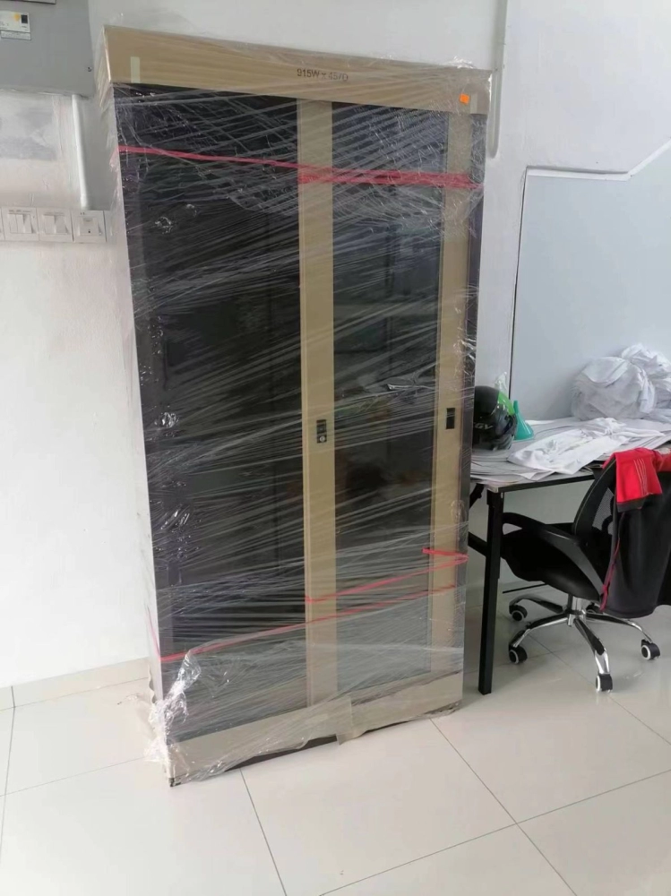 Full Height Steel Cabinet With Sliding Doors | Kabinet Besi Fail Pejabat | Office Cabinet | Office Furniture Penang | Pembekal Kabinet Loker Besi | Perabot Pejabat | Kulim | Ipoh | Klang | Sungai Buloh