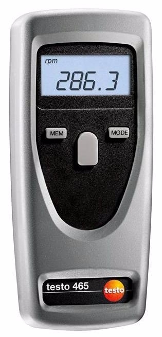 testo 465 tachometer - non-contact rpm