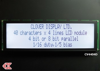 clover display character/digit series