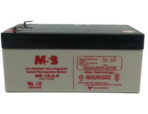 MSB MS12-3.2 Lead Acid Battery