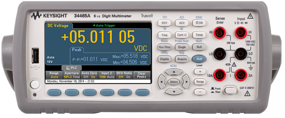 keysight digital multimeter 6.5 digit, 34465a (replacement for 34410a/34411a)