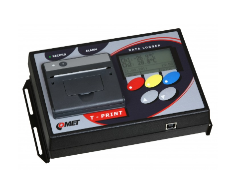 comet t-print g0241 temperature recorder with printer, 2x binary input
