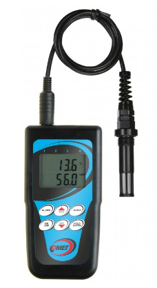 comet d3121p thermo-hygrometer for compressed air measurement