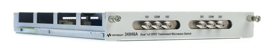 keysight dual 1x2 spdt terminated microwave switch module for 34980a, 34946a