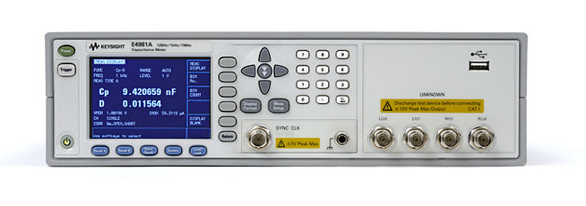 keysight capacitance meter, e4981a