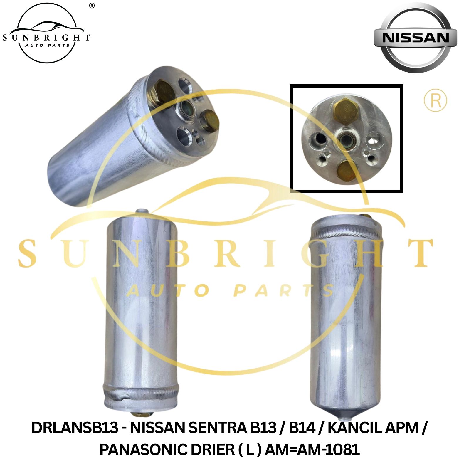 DRLANSB13 - NISSAN SENTRA B13 / B14 / KANCIL APM / PANASONIC DRIER ( L ) AM=AM-1081