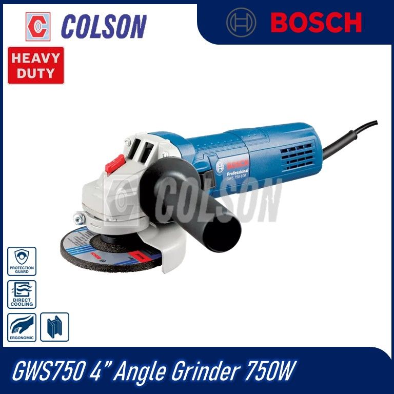 BOSCH GWS750 4" Angle Grinder 750W