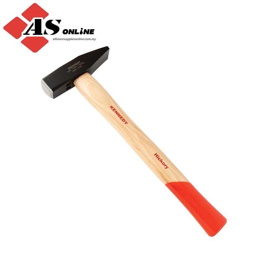KENNEDY Machinist Hammer, 0.5kg, Wood Shaft, Waxed Shaft / Model: KEN5257420K