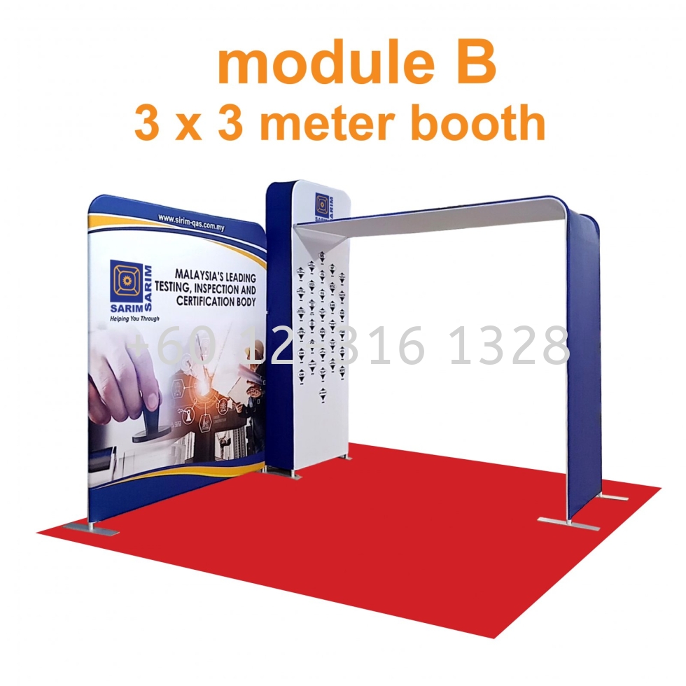 tension Fabric booth 3x3meter module B