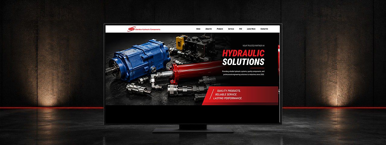 Standco Hydraulic Systems Website Design Case Study in Penang