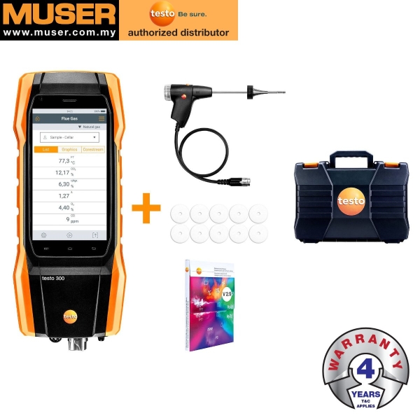 Testo 300 Longlife Kit 1 | Flue Gas Analyzer (O2, CO up to 4,000 ppm, NO - can be retrofitted) Flue Gas Analyzer Emission / Flue Gas Analyzer Kuala Lumpur (KL), Malaysia, Selangor Supplier, Suppliers, Supply, Supplies | Muser Apac Sdn Bhd
