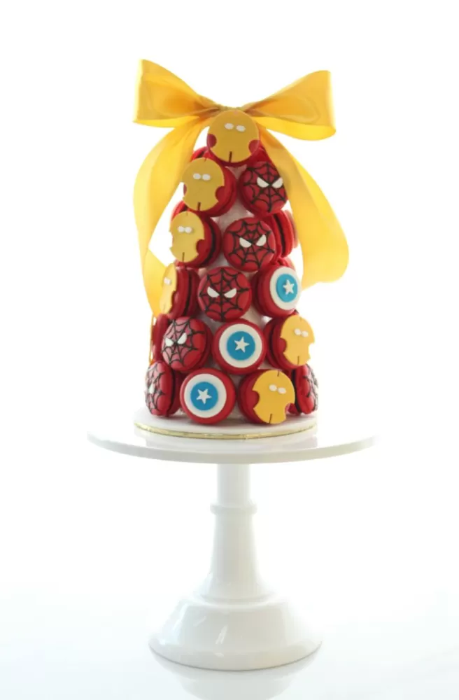 Marvel Superhero Macaron Tower