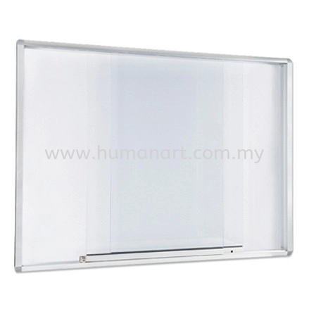 ALUMINIUM SLIDING GLASS CABINET WHITEBOARD - ss2 pj | kota kemuning | menara citybank