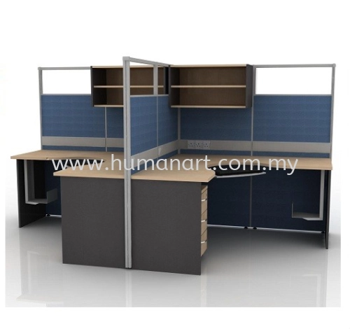 2 PARTITION PEJABAT/STESEN KERJA WORKSTATION 15 - dataran sunway | sunway damansara | batu caves