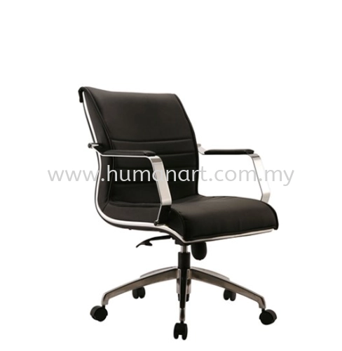 EMAXIM LOW BACK DIRECTOR CHAIR | LEATHER OFFICE CHAIR GLENMARIE SELANGOR MALAYSIA