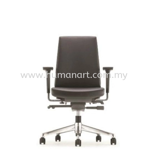 CLOVER LOW BACK EXECUTIVE CHAIR | LEATHER OFFICE CHAIR ARA DAMANSARA PJ