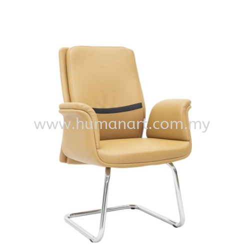 SWANSEA VISITOR DIRECTOR CHAIR | LEATHER OFFICE CHAIR SEMENYIH SELANGOR MALAYSIA