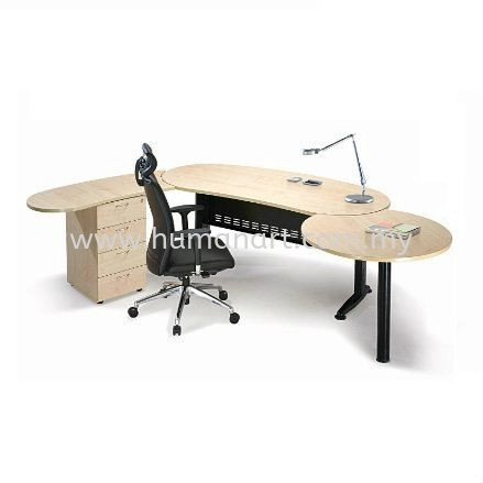 QAMAR OVAL SHAPE EXECUTIVE OFFICE TABLE QMB 33 W/O TEL CAP (Inner View) - Bangsar | KL Eco City | Kuchai Lama