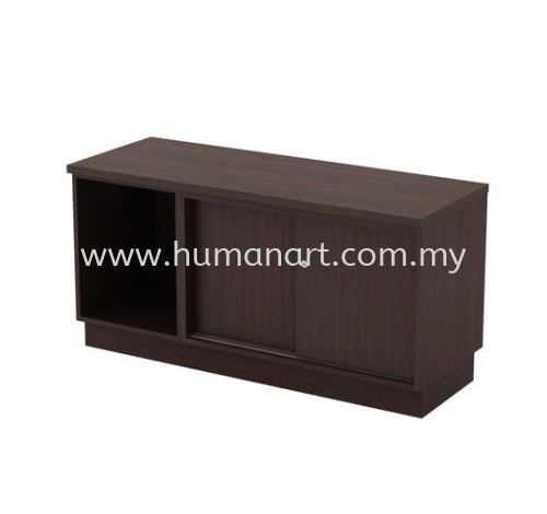 QAMAR SIDE OFFICE FILING CABINET C/W OPEN SHELF & SLIDING DOOR - Port Klang | Sri Hartamas | Mont Kiara