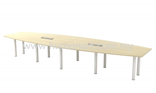 BERLIN BOAT SHAPE MEETING TABLE - Puchong | Sunway | Subang