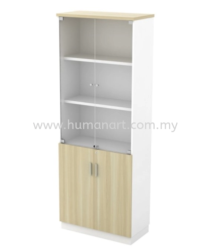 BERLIN HIGH OFFICE FILING CABINET C/W SWINGING GLASS DOOR - Pandan Indah | Pandan Perdana | Taman Muda