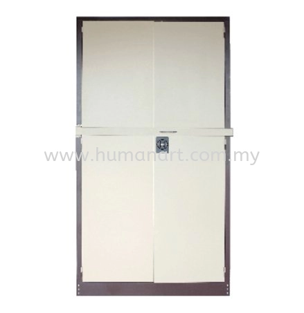 FULL HEIGHT STEEL SWINGING DOOR FILING CABINET/STEEL CUPBOARD C/W LOCKING BAR A 118/LB - subang | puchong | bukit jalil