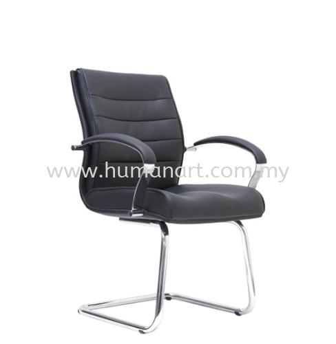 BRAMPTON VISITOR DIRECTOR CHAIR | LEATHER OFFICE CHAIR KOTA KEMUNING SELANGOR