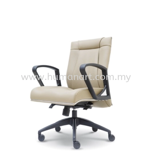 HARPERS LOW BACK EXECUTIVE CHAIR | LEATHER OFFICE CHAIR SERDANG SELANGOR MALAYSIA