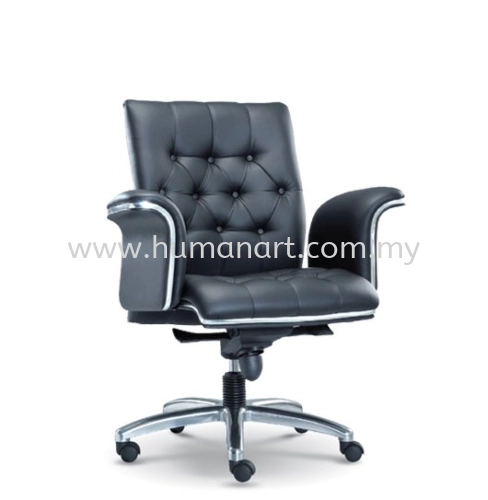 MD LOW BACK DIRECTOR CHAIR | LEATHER OFFICE CHAIR SETIAWANGSA KL MALAYSIA