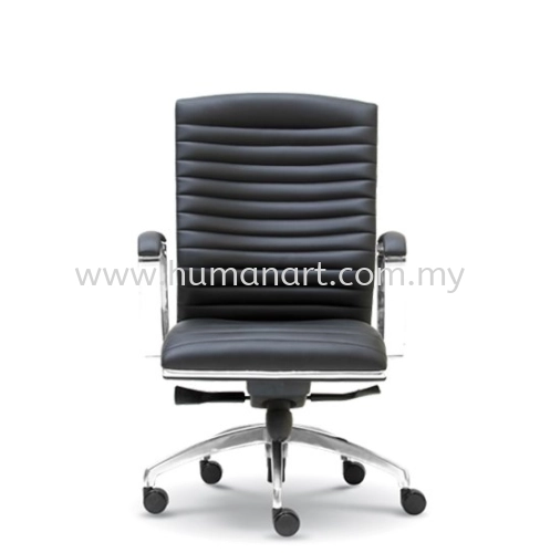 ZICA MEDIUM BACK DIRECTOR CHAIR | LEATHER OFFICE CHAIR BUKIT BINTANG KL