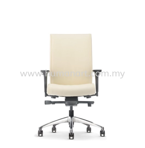 PEGASO MEDIUM BACK EXECUTIVE CHAIR | LEATHER OFFICE CHAIR CHAN SOW LIN KL