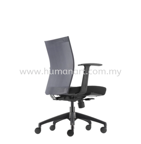 MESH LOW BACK EXECUTIVE CHAIR | LEATHER OFFICE CHAIR SUNWAY DAMANSARA PJ