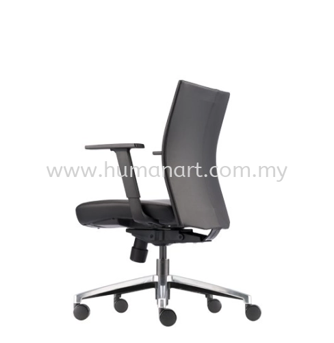 MESH LOW BACK EXECUTIVE CHAIR | LEATHER OFFICE CHAIR DAMANSARA PJ SELANGOR